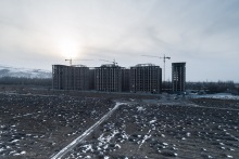 Строящийся объект на юге Бишкека