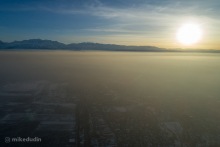 Эффект инверсии и смог в Бишкеке